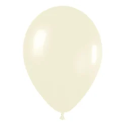 Pack de 50 Globos Marfil Satinado 30 cm - Sempertex