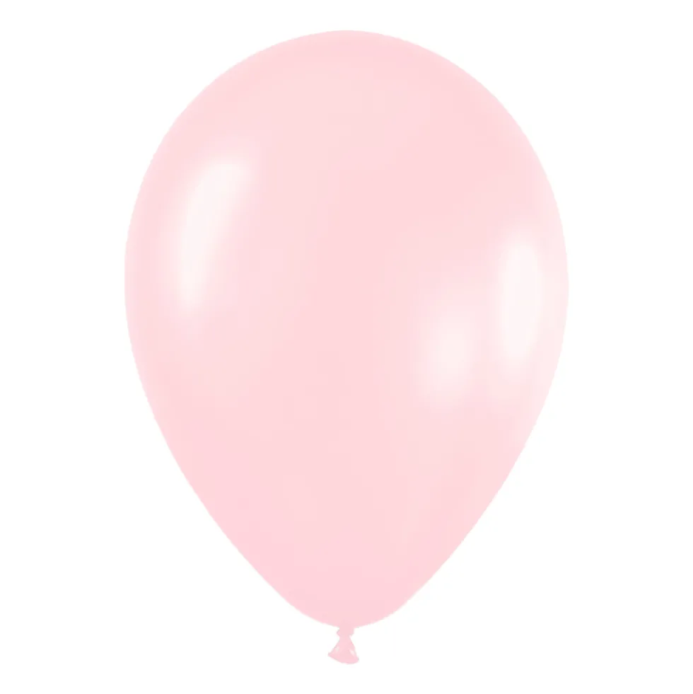 Pack de 12 Globos Rosa Satinado 30 cm