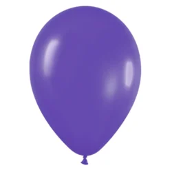 Pack de 12 Globos Violeta Mate 30 cm