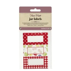 Pack 30 etiquetas adhesivas para Botes Vintage Red