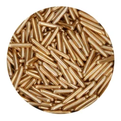 Palitos de Azúcar Oro Claro Metalizado XL 70 gr - Funcakes
