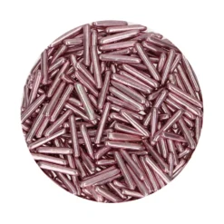 Palitos de Azúcar XL Rosa Metalizado 70 gr - Funcakes