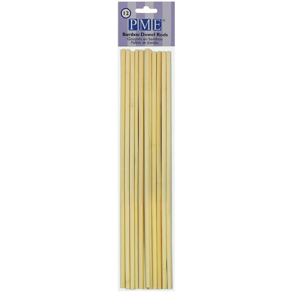 Palitos de Bamboo para Tartas PME