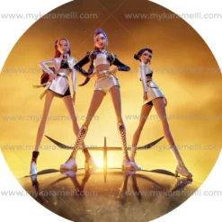 Papel Comestible 20 cm de Las Guerreras K-POP Mod B