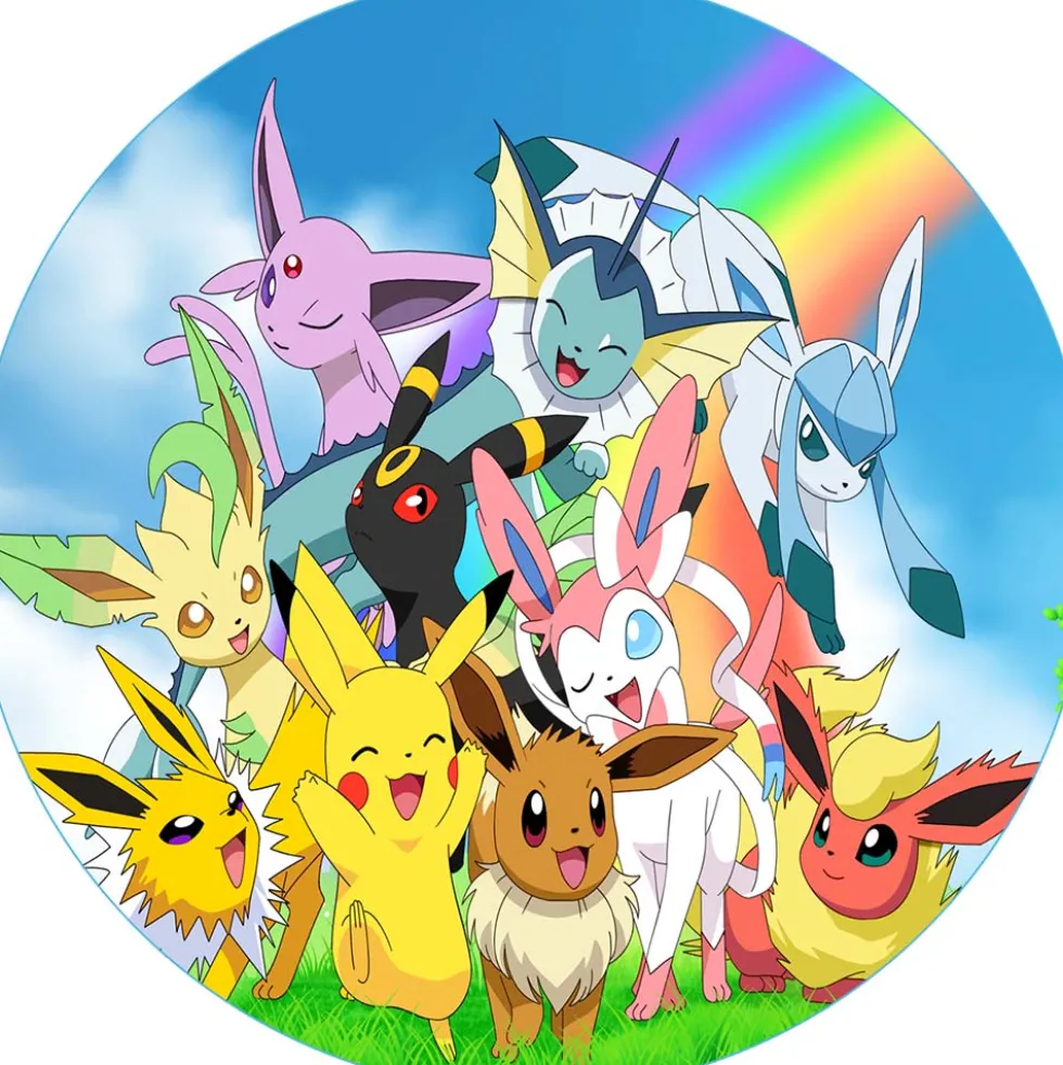 Papel de Oblea Pokémon de 20 cm Mod A