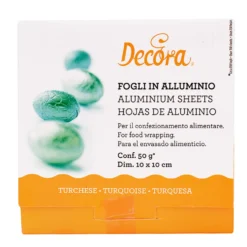 Papel para Envolver Dulces color Turquesa