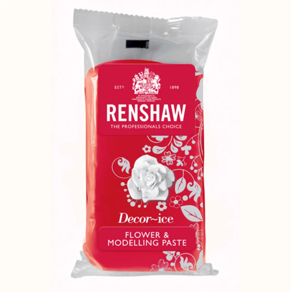Pasta de Flores Rojo Clavel Renshaw 250gr