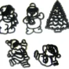 Patchwork cutter Santa & Snowman