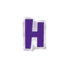 Pegatina para Globos Letra H Morado