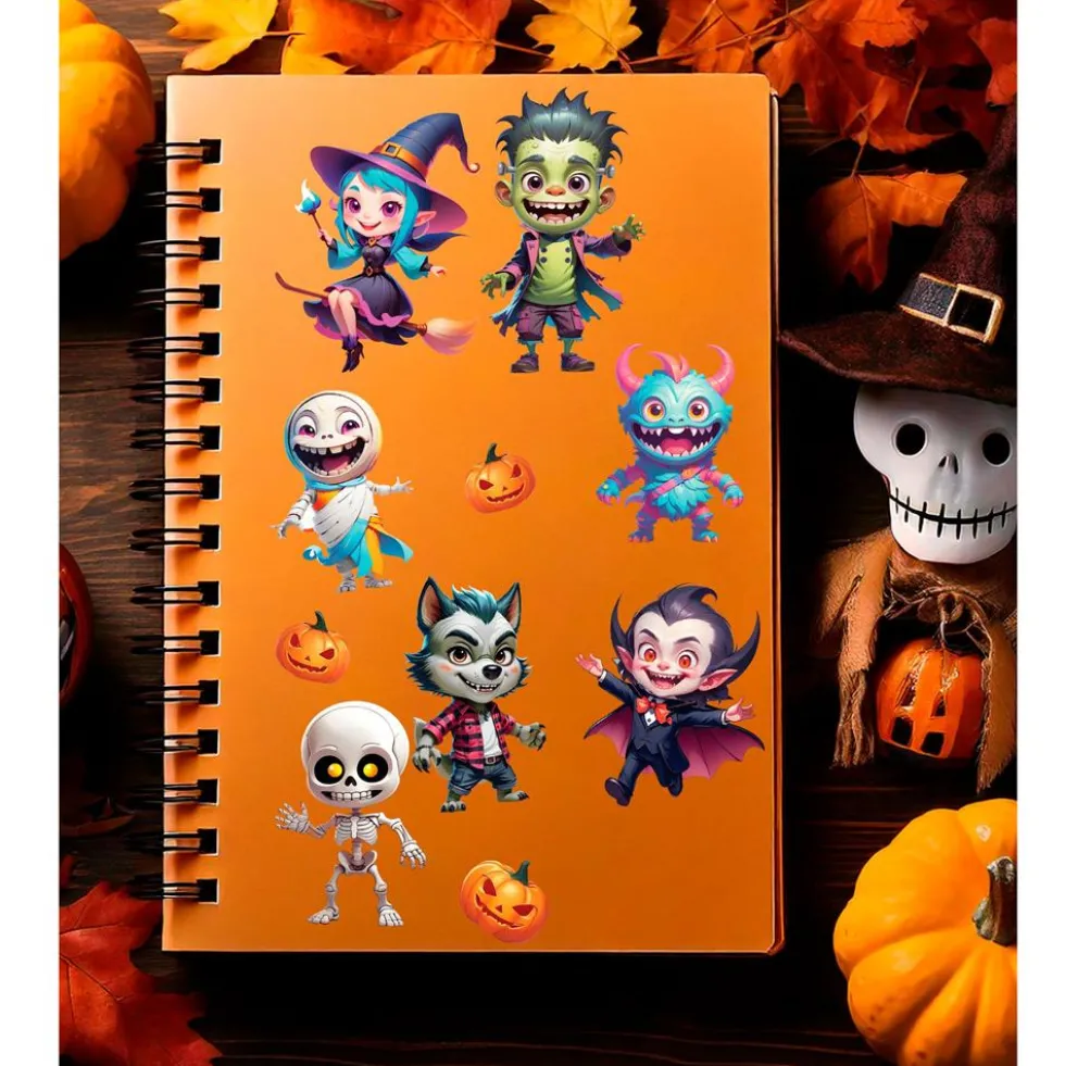 Pegatinas Infantiles Halloween – Diseños Monstruos