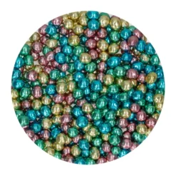 Perlas de Chocolate Crujiente Colores Metalizados 60 gr - Funcakes