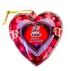 Perlas de Chocolate Rojas en Bombonera Corazón 70 gr