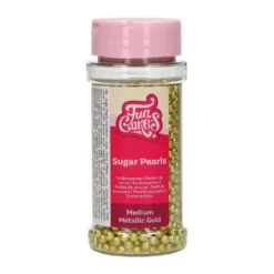 Perlas Metalizadas Oro 80 gr Funcakes