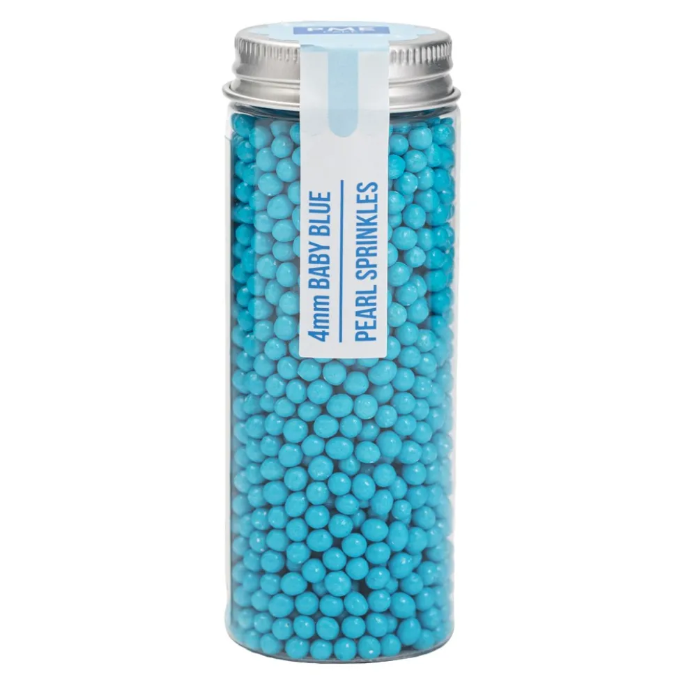 Perlas de Azúcar Azul Bebé 4 mm 74 gr