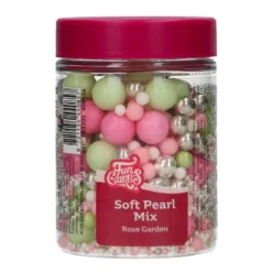 Perlas de Azúcar Blandas Mix Rose Garden 80 gr - Funcakes