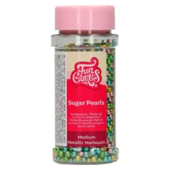 Perlas Metalizadas Harlequin Mix 80 gr Funcakes