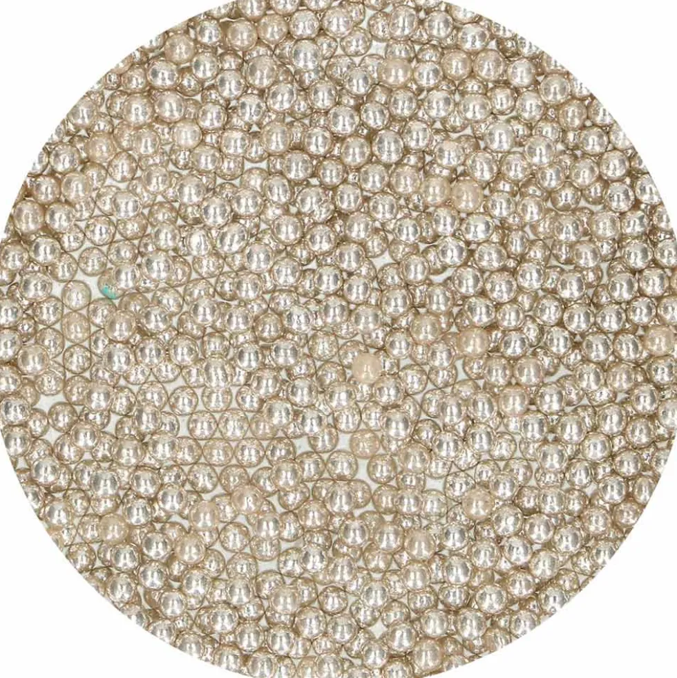 Perlas Metalizadas Plata 80 gr Funcakes