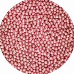 Perlas Metalizadas Rosas 80 gr Funcakes