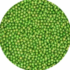 Perlas Metalizadas Verdes 80 gr Funcakes