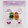 Placa texturizadora para fondant o Chocolate Xmas