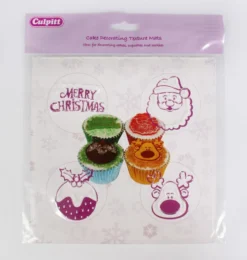 Placa texturizadora para fondant o Chocolate Xmas