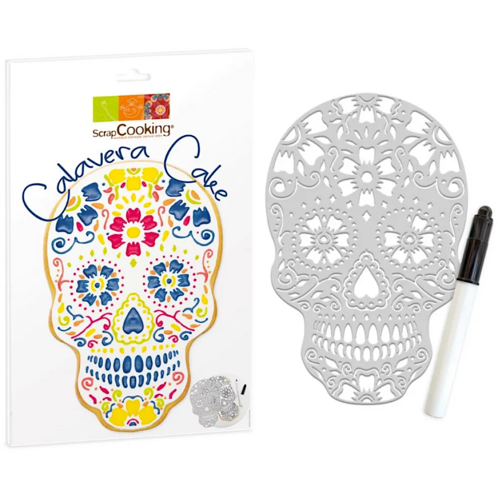 Plantillas para Tartas Calavera - Scrapcooking