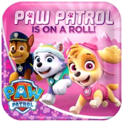 Platos Patrulla Canina Rosas 22 cm