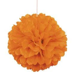 Pompón Naranja 40 cm