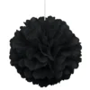 Pompón Negro 40 cm