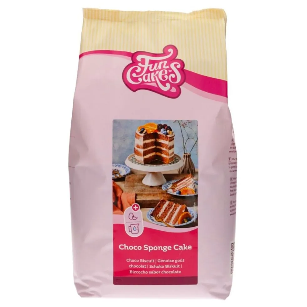 Preparado para Bizcocho de Chocolate 4 Kg - Funcakes