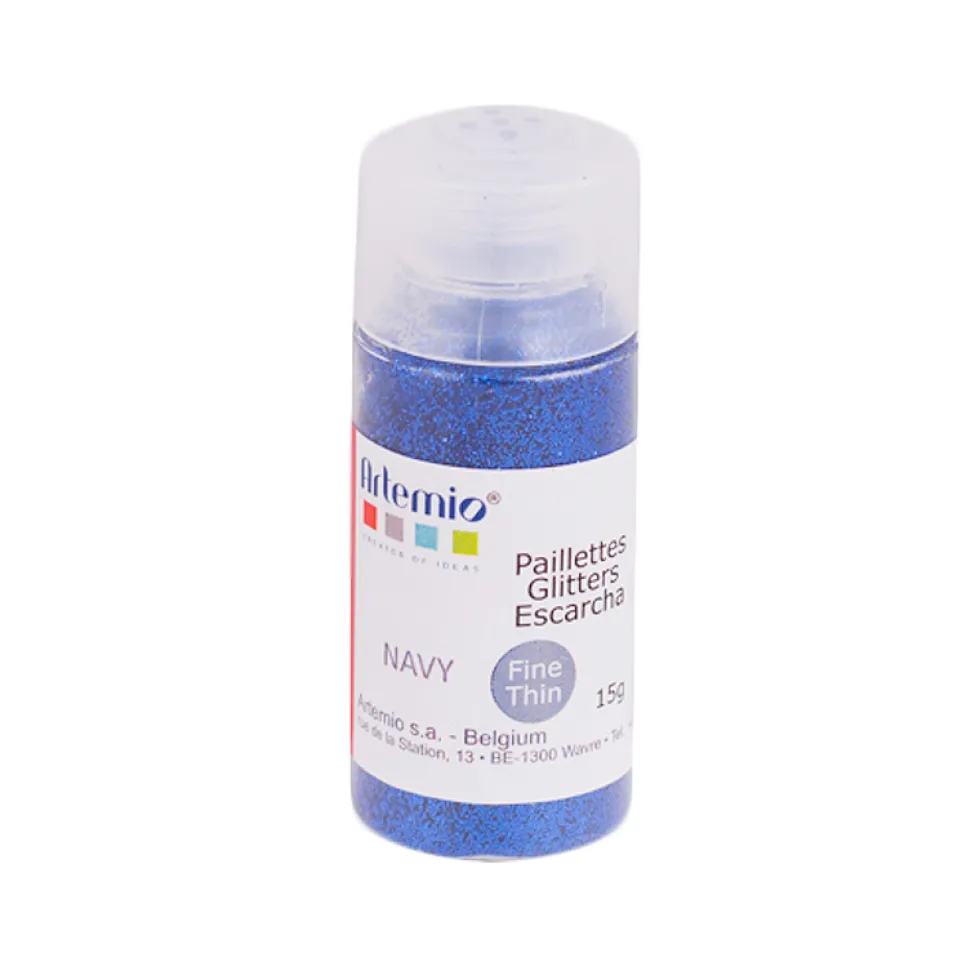Purpurina Decorativa Azul Intenso No Comestible 15 gr