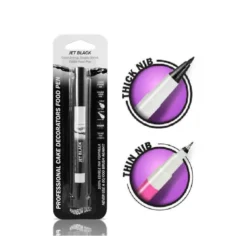 Rotulador Comestible Doble Punta Negro