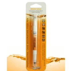 Rotulador Comestible Doble Punta Oro Brillante