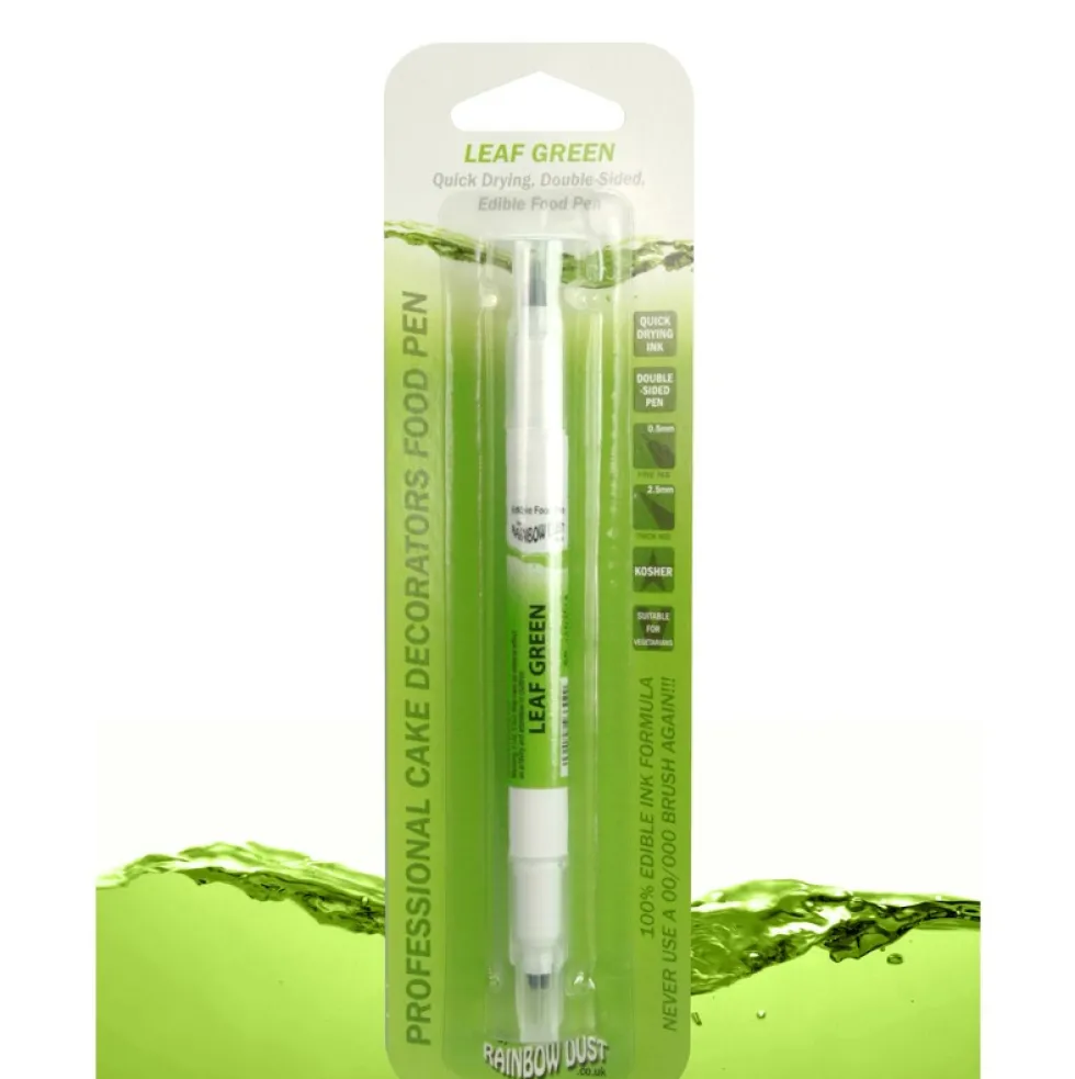 Rotulador Comestible Doble Punta Verde Hoja