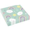 Servilletas de Papel Arcoiris y Nube 20 ud
