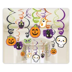 Set 30 Piezas Decoración Colgante Halloween