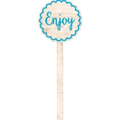 Set 12 Pinchos Enjoy Azul 13 cm