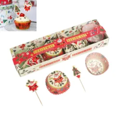 Set Cápsulas y toppers Christmas Carnival