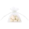Set de 20 bolsitas Organza Blancas 10cm