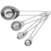 Set de 4 Cucharas Medidoras Acero Inoxidable