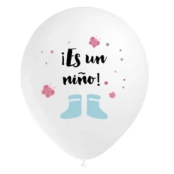Set de 8 Globos Niño Babyshower