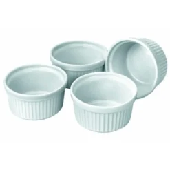Set de 4 moldes ramequín 9cm Ibili