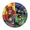 Set de 8 Platos de La Liga de la Justicia 22 cm