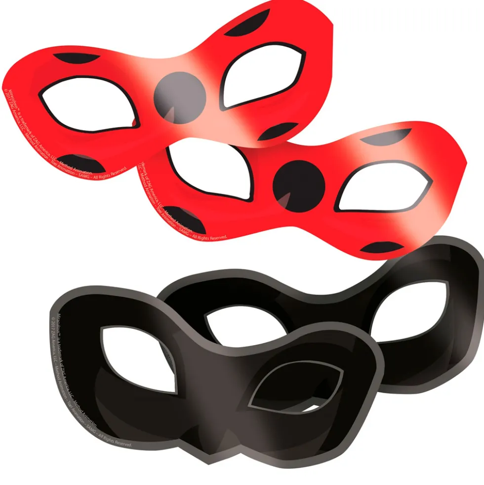 Set 8 Antifaces Ladybug