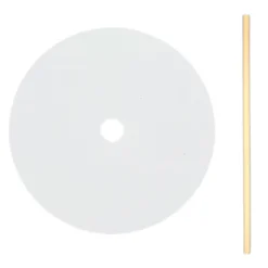 Set Bases de Madera 25 cm x 9 mm Grosor + Palos 50 cm 2 Ud - En Papiers