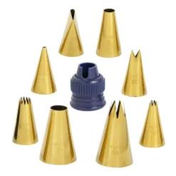 Set Boquillas Doradas 17 ud - Wilton