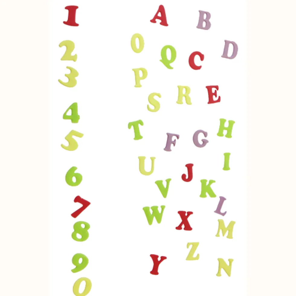 Set cortadores Letras y números Art Decó Mayúsculas