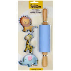 Set Cortadores para Galletas con Rodillo Animales - Wilton