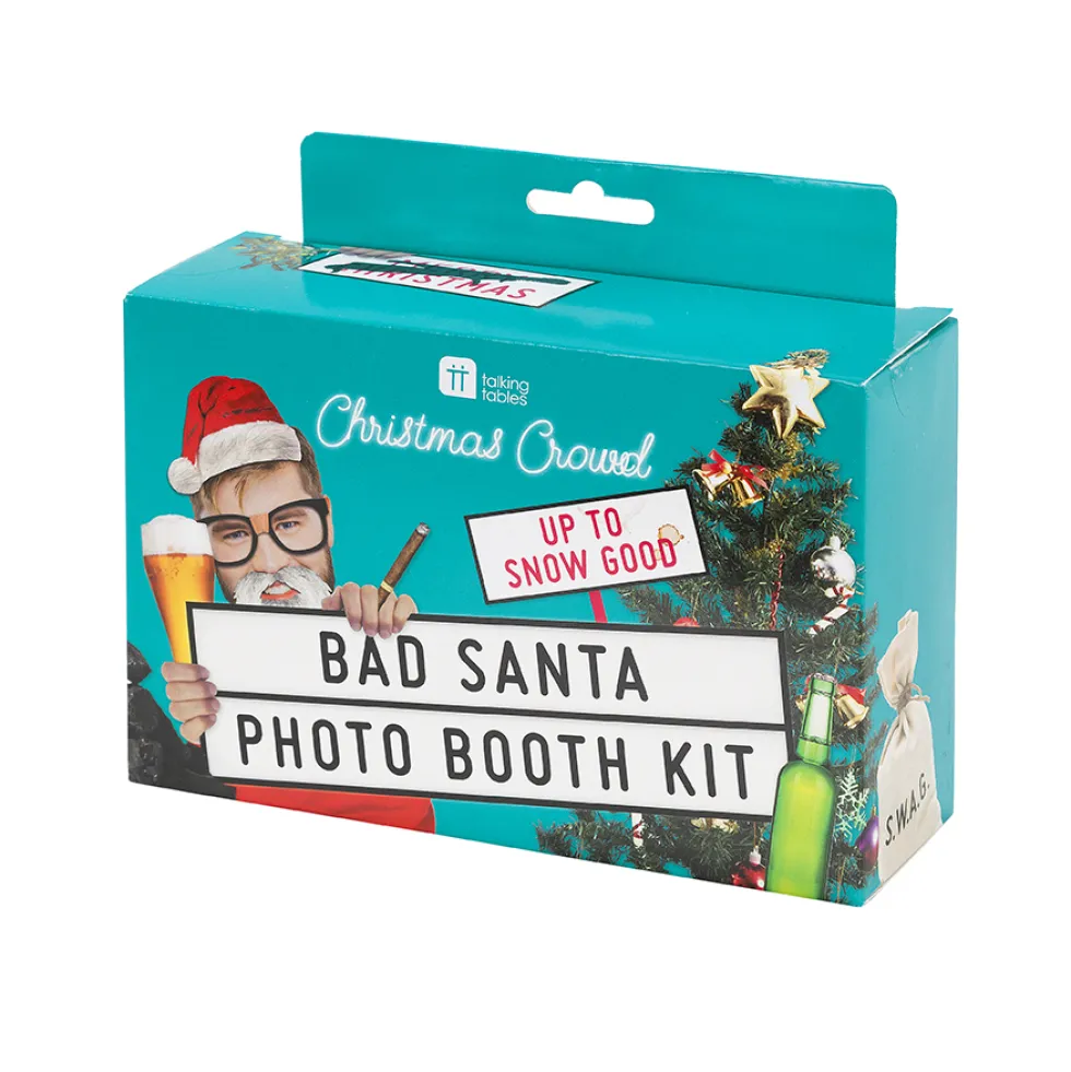Set de 26 Accesorios para Photocall Bad Santa