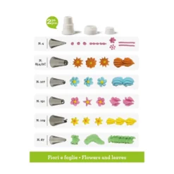 Set de Boquillas para Flores y Hojas 8 Piezas